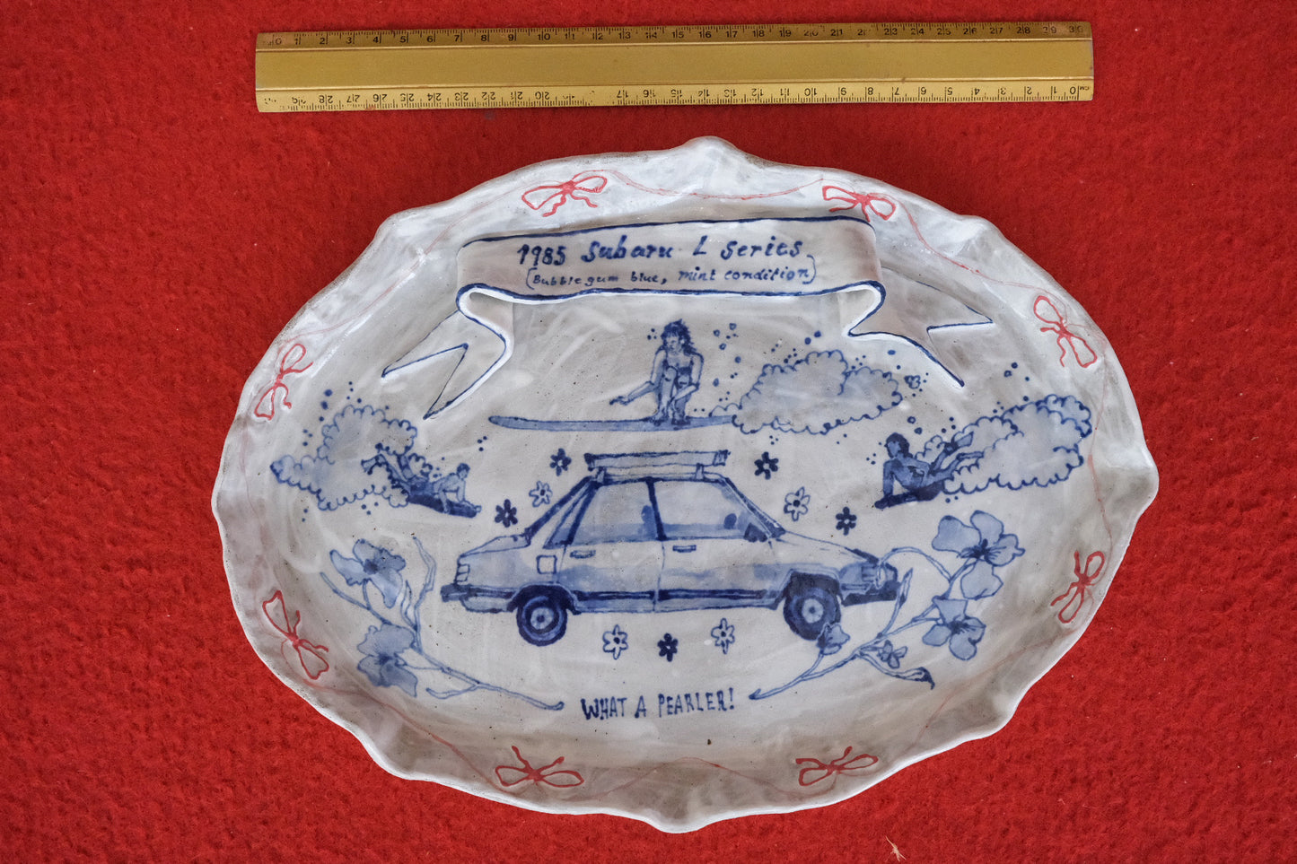 What A Pearler Plate