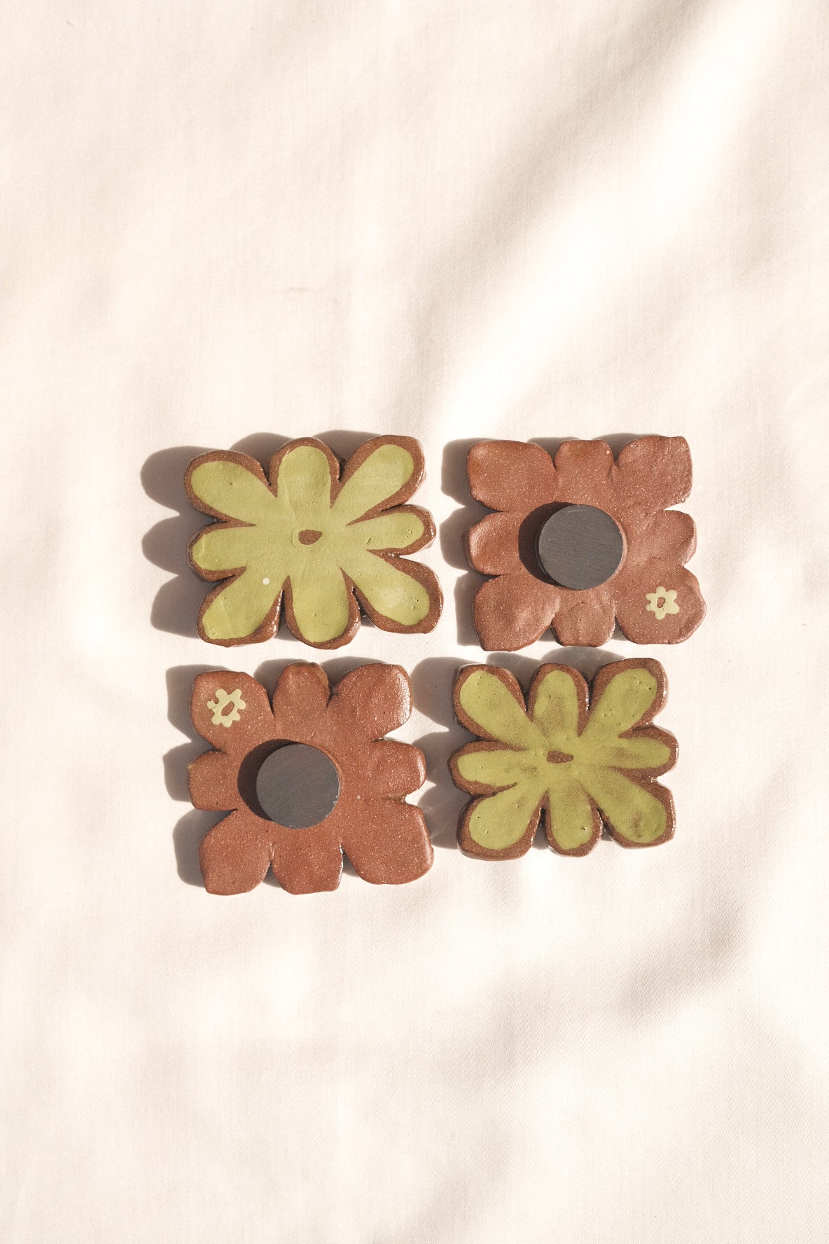 Flower Fridge Magnets