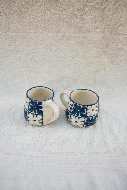 Blue Flower Mug