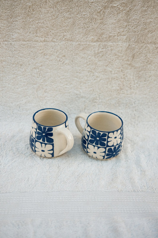 Blue Flower Mug