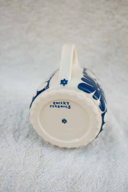 Blue Flower Mug