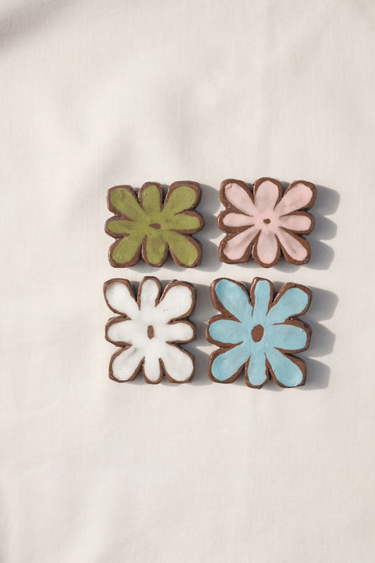 Flower Fridge Magnets