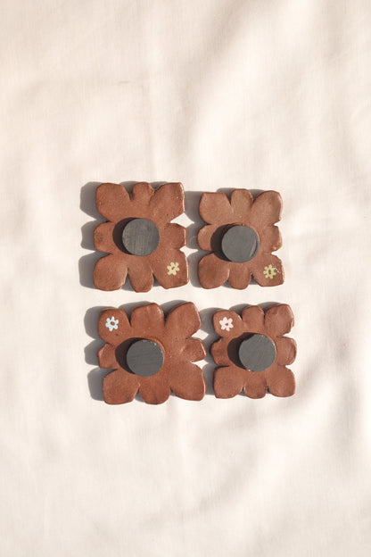 Flower Fridge Magnets